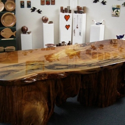 Ancient Kauri work station/bench top