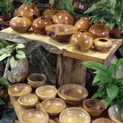 Kauri bowls and vases